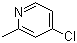 4-氯-2-甲基吡啶分子式结构图