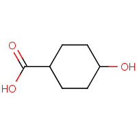 反式-4-羟基环己基羧酸分子式结构图