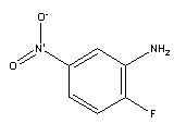 2-氟-5-硝基苯胺分子式结构图