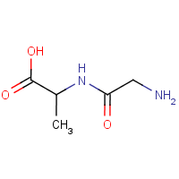 甘氨酰-L-丙氨酸分子式结构图