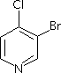 3-溴-4-氯吡啶分子式结构图