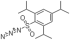 2,4,6-三异丙基苯磺酰基叠氮化物分子式结构图