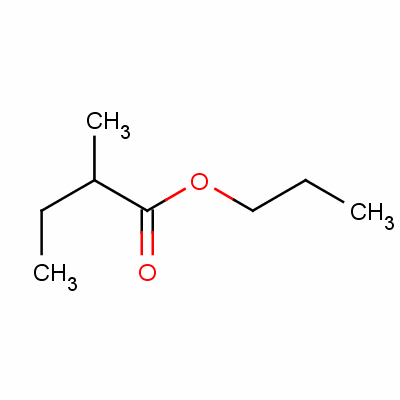 2-甲基丁酸丙酯分子式结构图