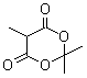 甲基丙二酸亚异丙酯分子式结构图