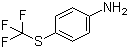 4-(三氟甲硫基)苯胺分子式结构图