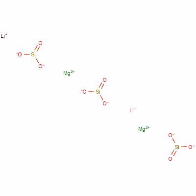硅酸、锂镁盐分子式结构图