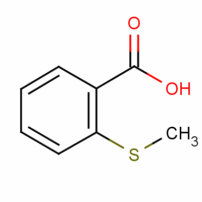 2-(甲硫基)苯甲酸分子式结构图