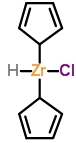 双(环戊二烯)二氯氢化锆分子式结构图