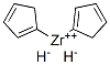 双(环戊二烯)二氢化锆分子式结构图