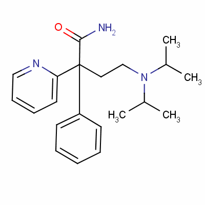 双异丙吡胺分子式结构图