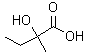 2-羟基-2-甲基丁酸分子式结构图