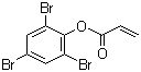 2,4,6-丙烯酸三溴苯酯分子式结构图