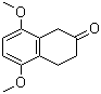 5,8-二甲氧基-2-萘满酮分子式结构图