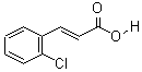 邻氯肉桂酸分子式结构图