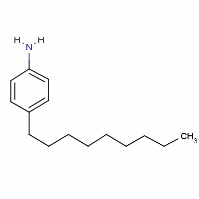 p-壬基苯胺分子式结构图