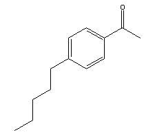 对戊基苯乙酮分子式结构图