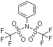 N-苯基双(三氟甲磺酰亚胺)分子式结构图