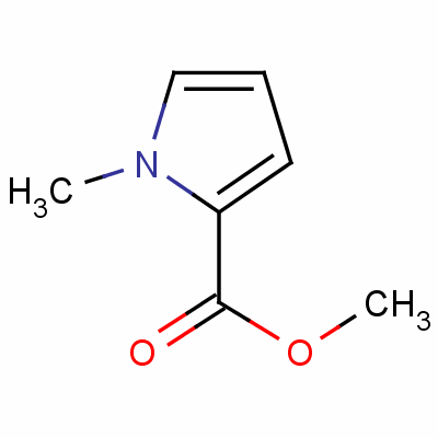 1-甲基吡咯-2-羧酸甲酯分子式结构图