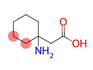 2-(1-氨基环己基)乙酸分子式结构图