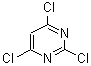 2,4,6-三氯嘧啶分子式结构图