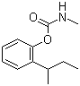 邻仲丁基苯基甲基氨基甲酸酯分子式结构图