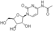 N-乙酰胞嘧啶核苷分子式结构图