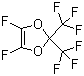 4,5-二氟-2,2-二(三氟甲基)-1,3-二氧杂环戊烯分子式结构图