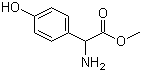 左旋对羟基苯甘氨酸甲酯分子式结构图