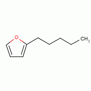 2-正戊基呋喃分子式结构图