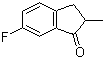 6-氟-2-甲基-1-茚酮分子式结构图