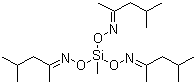 三(甲基异丁酮肟基)甲基硅烷分子式结构图