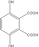 3,6-二羟基邻苯二甲酸分子式结构图