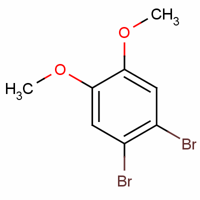 4,5-二溴-1,2-二甲氧基苯分子式结构图