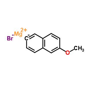 6-甲氧基-2-萘基溴化镁分子式结构图