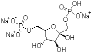 D-果糖-1,6-二磷酸三钠盐分子式结构图