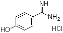 4-羟基苯甲脒盐酸盐分子式结构图