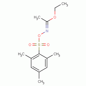 O-(2,4,6-三甲基苯磺酰基)乙酰羟肟酸乙酯分子式结构图