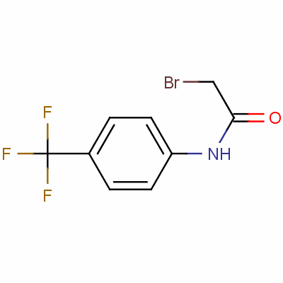 2-溴-4-(三氟甲基)乙酰苯胺分子式结构图