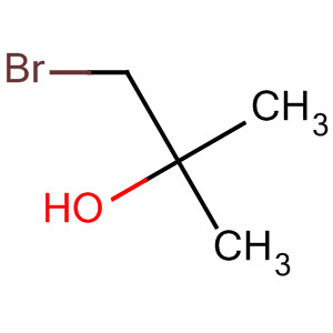 1-溴-2-甲基-2-丙醇分子式结构图