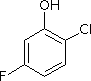 2-氯-5-氟苯酚分子式结构图