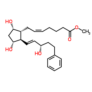 比马前列素酸甲酯分子式结构图