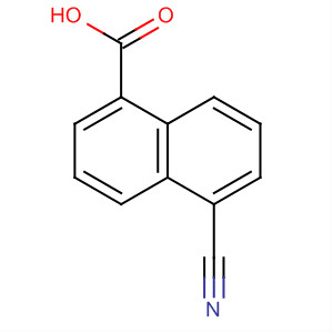 5-氰基-1-萘甲酸分子式结构图