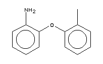 2-甲基-2'-氨基二苯醚分子式结构图