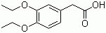 3,4-二乙氧基苯乙酸分子式结构图