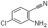 2-氨基-4-氯苯甲腈分子式结构图