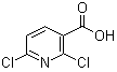 2,6-二氯烟酸分子式结构图