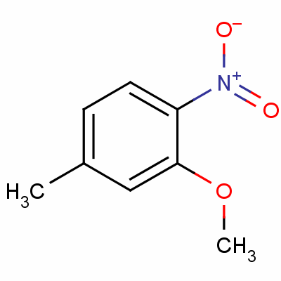 5-甲基-2-硝基苯甲醚分子式结构图