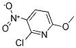 2-氯-6-甲氧基-3-硝基吡啶分子式结构图