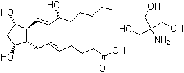 地诺前列素氨丁三醇分子式结构图