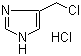 4-(氯甲基)-1H-咪唑盐酸盐分子式结构图